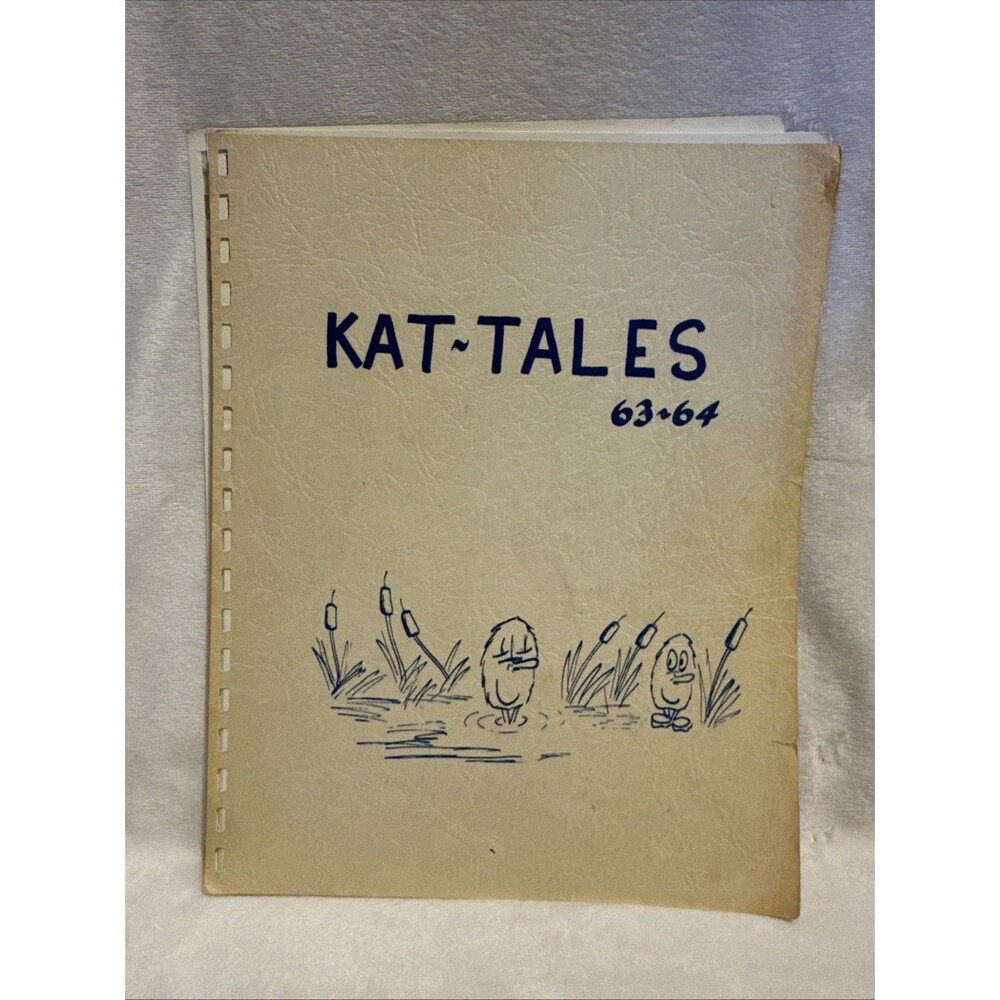 Vintage Kat Tales 1963-64 Yearbook South Junior High School Ogden Utah